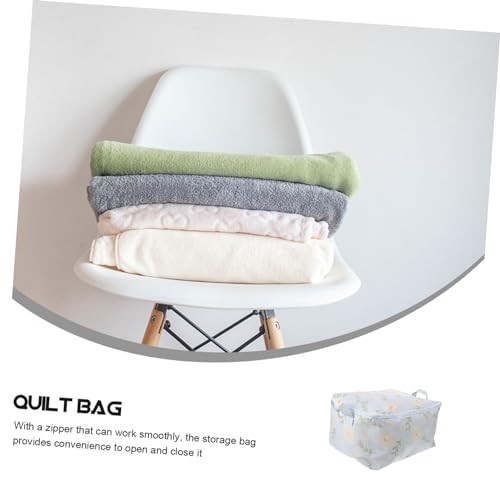 Ciieeo Large Capacity Cotton Storage Bag for Quilts and Clothes Versatile Luggage and Toy Organizer Space-saving Design
