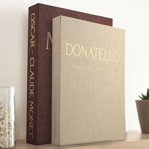 Decorative Books for Home Decor - Set of 2 Faux Books for Decoration with Secure Magnet Closure for Photo Storage and as a Keepsake Box, Coffee Table or Bookshelf Decor (Brown - Beige) - color: Brown - Beige