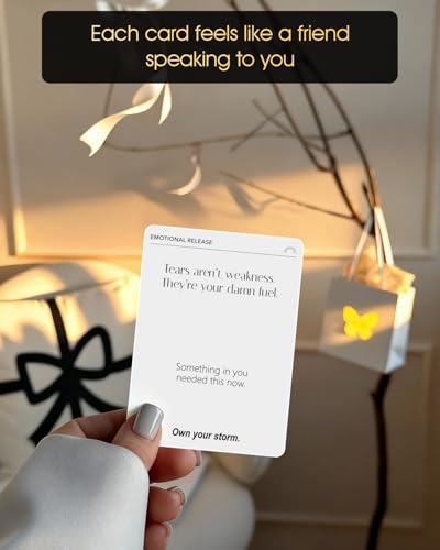 Affirmation Cards for Women – 54 Daily Mindfulness, Meditation & Emotional Release Cards with Unique Relationship Anxiety Relief Section | Universe-Themed Positive Self-Care Deck |Gifts for Women