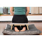 Meditation Stool, Meditation Stool, Wooden Kneeling Stool, Ergonomic Folding Stool, Meditation Bench, hinged Multifunctional Meditation Table/Brown / 43×20×17cm - color: Brown