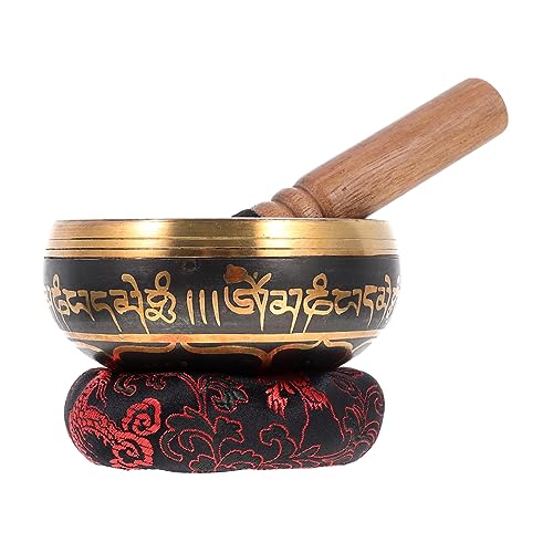 Tibetan Singing Bowl Peaceful Meditation Chime Handmade Craftsmanship Random Color