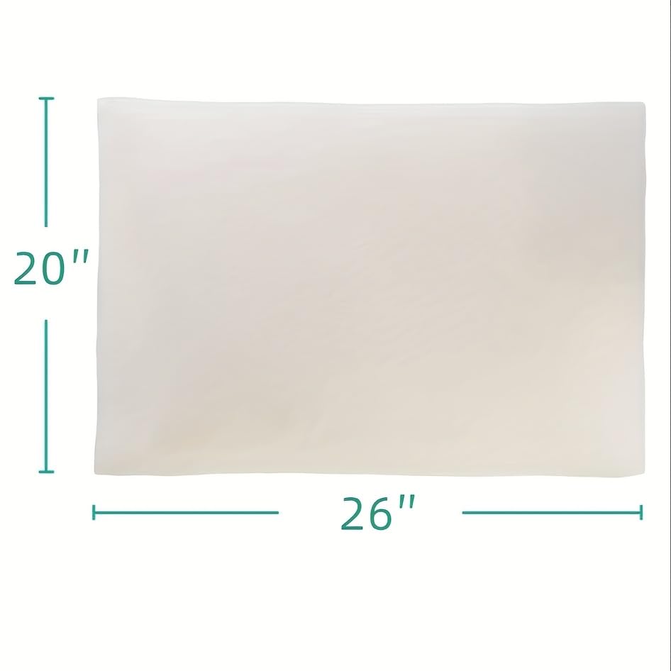 Organic Cotton Pillow Case - One Pack 20"x 26" Kids Pillow Pillowcase with No Zipper - 300 TC Thread Count - Soft, Safe and Hypoallergenic - Off White - size: 20"x26"