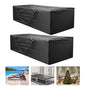2 Pack Outdoor Patio Cushion Storage Bag 68"x30"x20", UV-Resistant Waterproof Outdoor Cushion Storage Bag for Patio, Lawn & Indoor Use