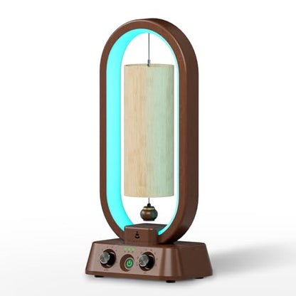 Automatic Bamboo Wind Chimes System, Sound Healing Instruments for Relaxation, Sound Bath– Indoor Electronic Wind Chime, Ideal Meditation Accessory