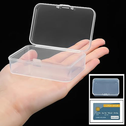 Blulu 13 Pieces Small Bead Organizers Plastic Bead Storage Containers with Lids Mini Clear Storage Cases Transparent Craft Boxes for Jewelry Diamonds DIY Art Craft Accessory(3.3 x 2.2 x 1 Inch) - size: 3.3 x 2.2 x 1 Inch
