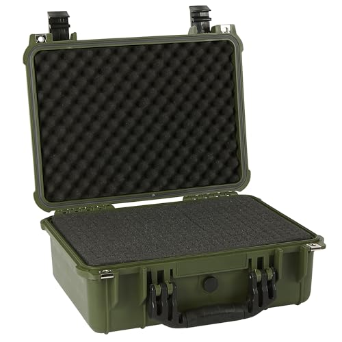 Strongway Plastic Waterproof Storage Case - color: Green