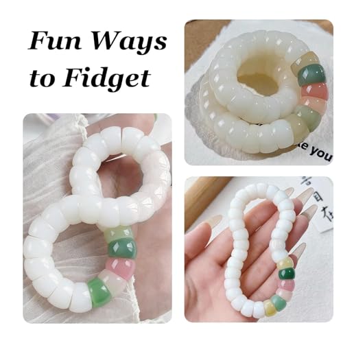 72ore Bodhi Bracelet Fidget Bracelet for Women Natural Bodhi Seed Bracelets Stretch Protection Healing Jewelry Anxiety Relief Items - color: A9:bodhi bracelet