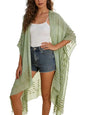Kimonos for Women Swimsuit Coverups Beach Cover Up Swimwear Cardigan Summer - color: Green 1