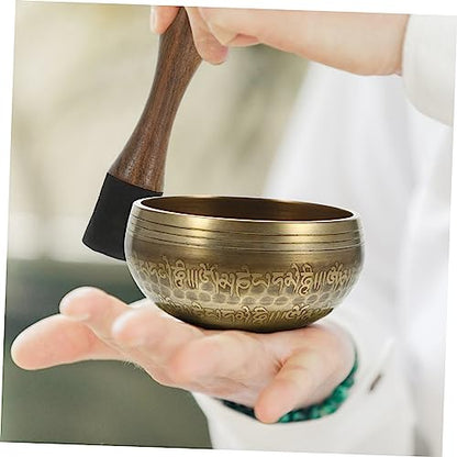 Yoga Props Meditation Bowl Set Buddha Sound Bowl for Meditation Portable