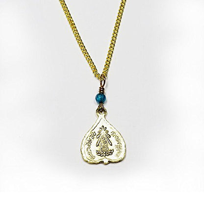 Turquoise Meditation Medallion Necklace