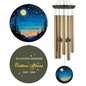 Personalized Memorial Wind Chimes for Outside, Sympathy Gifts Wind Chime for Loss of Loved One, Beautiful Decor with Deep Tone, Ideal for Funeral, Remembrance & Bereavement, Produced in US
