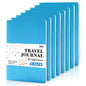 8 Pack Soft Cover Journal Bulk, Feela Notebooks College Ruled for Work, Lined Travel Journal for Women Men, Note Taking Notebook School Supplies Business Writing, 8.2” x 5.5”, A5, Blue - color: 8 Blue
