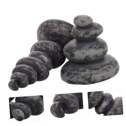 20pcs Stacked Rock Decor Japanese Zen Garden Ornaments for Indoor Outdoor Decor