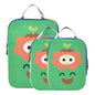 Foldable 3 Piecing Packing Travel Bag Polyester Organizer Closet Storage, Gardening Satisfaction Look (3 Set) - color: Gardening Satisfaction Look