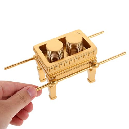 GLEAVI Tabletop Spiritual Altar: Prayer Holiday Ornament - Religious Celebration Table Decor - Resin Craft Golden Alter Centerpiece for Office and Home - size: 18.00X8.50X7.30CM