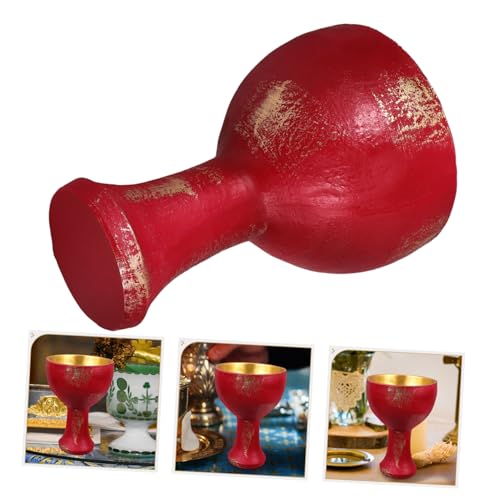 Worship Holy Cup Goblet for Altar Decoration Resin Sacrificial Tool Religious Ritual Supplies for Desktop Use