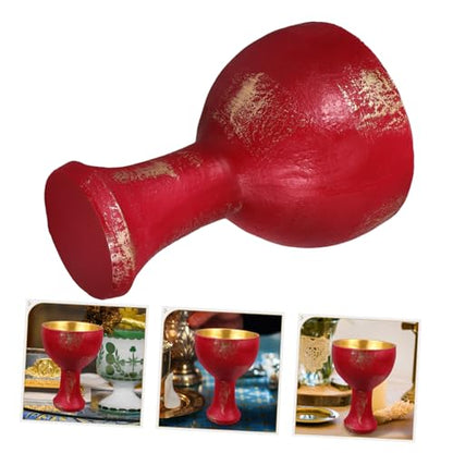 Worship Holy Cup Goblet for Altar Decoration Resin Sacrificial Tool Religious Ritual Supplies for Desktop Use