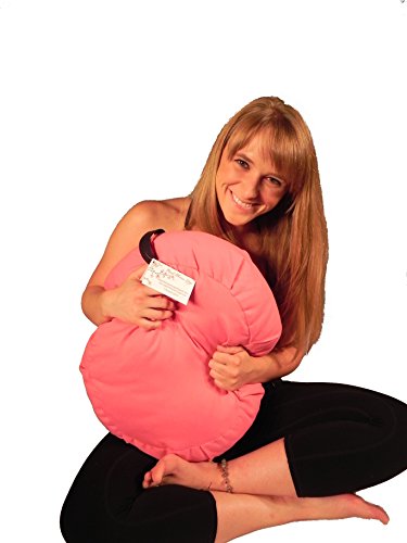 Yoga Meditation Zafu Cushion Buckwheat filled removaable inner liner Large pillow size (18") 10 beautiful colors