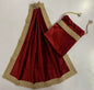 SMMS Spiritual Velvet Table Cloth Altar Tarot Spread (Maroon, Small- 46cm*46cm/ 18inch*18inch) - color: Maroon, size: Small- 46cm*46cm/ 18inch*18inch