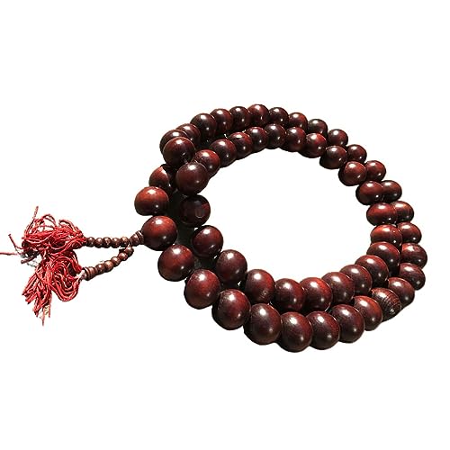 Necklace Wood Buddha Monk Prayer Beads Necklace,Buddha Mens Beaded Wood Bead Necklaces