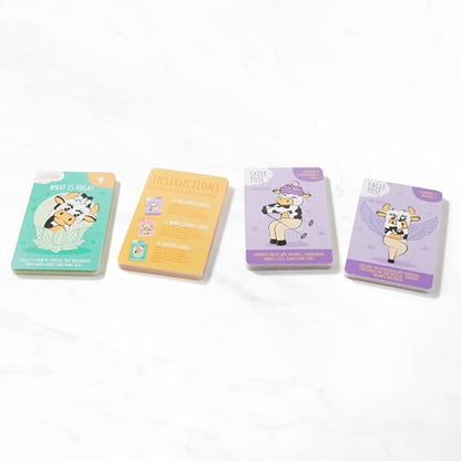 Myga Mindfulness Yoga Cards for Kids, 59 Interactive Yoga Pose Cards with Positive Affirmations, Breathing Exercises, Fun Facts and Activities