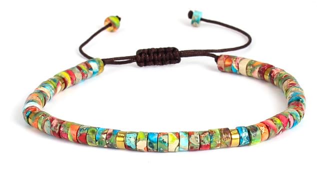 Chakra Bracelets for Women, Healing Crystals Stones Bracelet, 7 Chakras Spiritual Crystal Bracelet Bangle, Yoga Meditation Relax for Womens Anxiety, Stress Relief Gifts For Women - color: King stone