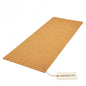 LFH Home Handmade Cotton Yoga Mat Cotton Rug picnic mat For Exercise, Workout, Fitness - Perfect Heavy Quality Eco Friendly Natural Cotton Woven Reversible Yoga Mats for Men & Women - 72x26 Inch. - color: Marigold