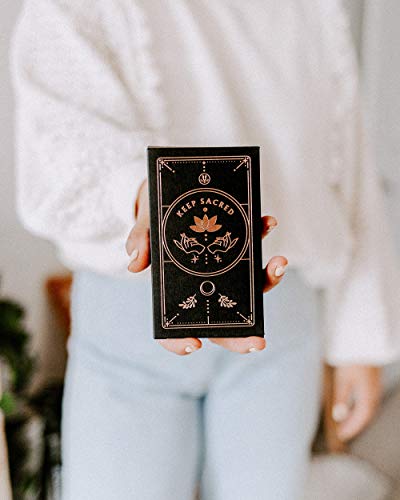 Affirmation Cards, 45 Daily Inspiring Mindfulness Cards for Women, Card Deck with Stand