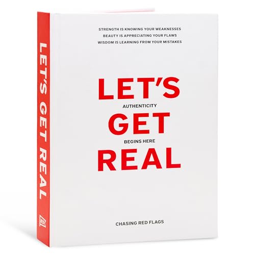 Let's Get Real Guided Journal with 240 Writing Prompts for Self Reflection, Personal Growth & Mindfulness, Undated Self Care Journal for Women & Men, Mental Health, Gratitude, Therapy & Wellness