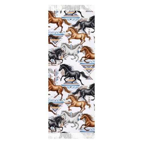 Ladies Warm Autumn Scarf Pashmina Wraps Shawl Winter Cozy - color: Picture (374)