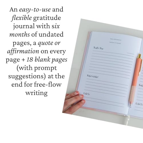 Time to Reflect: An Easy-To-Use Gratitude Journal - Embrace Positivity and Cultivate Confidence on a 6-month journey. Undated, Hardcover Daily Journal with positive affirmations and guidance.