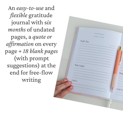 Time to Reflect: An Easy-To-Use Gratitude Journal - Embrace Positivity and Cultivate Confidence on a 6-month journey. Undated, Hardcover Daily Journal with positive affirmations and guidance.