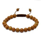 AD Beads Unisex 8mm Gemstone Bracelets Healing Macrame Adjustable 7-9 Inches || wear this healing natural gemstone bracelet help to erase your pain and fear || recover your energy|||