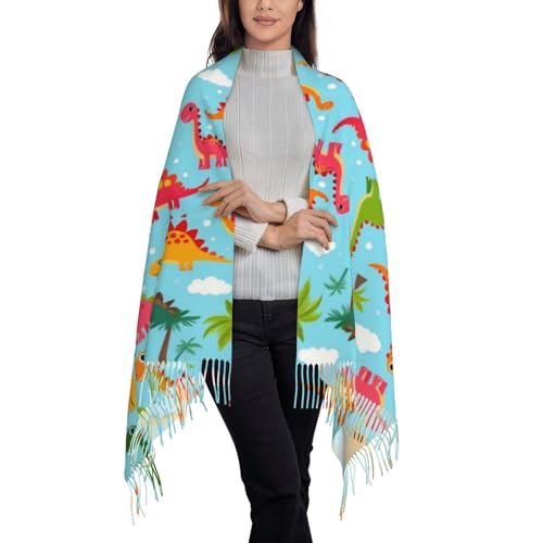 Supdreamc Cashmere Feel Scarf Soft Women Warm Cozy Scarves Multiple Colors - color: Picture (140)