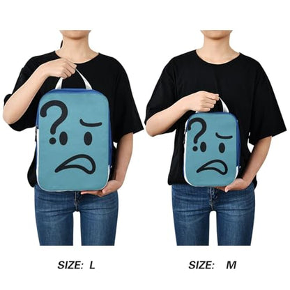 Waterproof 3 Set Travel Packing Cubes For Suitcases Polyester Folding Closet Organizer, Question Mark Confused Look (3 Set) - color: Question Mark Confused Look