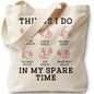 Axolotl Theme Tote Bag for Women, Canvas Bag for Women Vacation Womens Work Tote Bag Gifts - color: Black