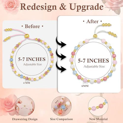 SmileBelle Protection Bracelets for Women, Pregnancy Gifts for Expecting Mom Sunflower Gifts for Women Black Tourmaline Bracelets as Healing Bracelet Sunflower Bracelet as Mother Day Gift - style: Pregnancy Protection