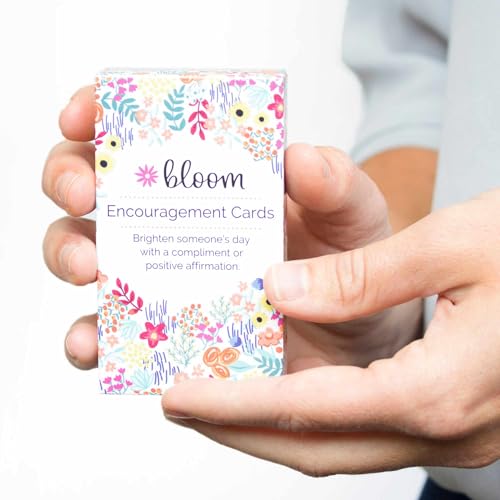 bloom daily planners Encouragement Card Deck - Cute Inspirational Quote Notecards - Set of Thirty 2" x 3.5" - Assorted Designs - color: Encouragement Cards