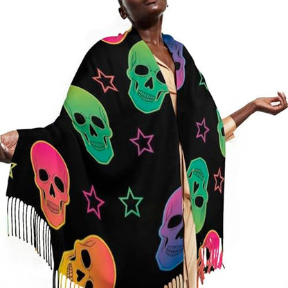 Big Oversized Long Scarves Pashmina Shawl Wrap Women gifts - color: Picture (657)