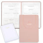 Gratitude Journal – Daily Mindfulness & Wellness Notebook with Premium Leather Cover, Guided Prompts, 170gsm No-Bleed Paper, Gold Foil, Satin Bookmark & Luxury Gift Box for Women & Men (Nude)