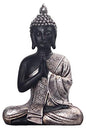 JORAE Seated Buddha Statue Buddhism Thai Meditating Home and Garden Decorative Sculpture Praying Collectibles Figurines, 9.5 in, Polyresin