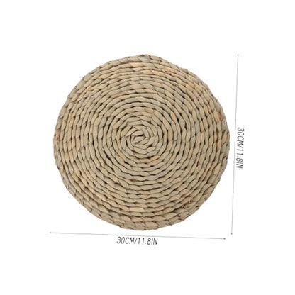 MAGICLULU Thicken Meditation Mat Hand-Made Woven Cushion Japanese Style Cotton Filled Yoga Pillow Photo Background Mat