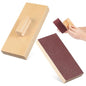 Totority Wooden Sand Blocks 2-Pack Wooden Percussion Instrument with Sandpaper Surface for Rhythm Creation, Kids Musical Toy for Educational Play, Band Practice, and Kindergarten Music Time