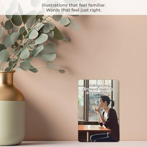 Illustrated Affirmation Cards for Mothers – 20 Original Designs with Encouraging Messages for Everyday Situations. A Distinctive Gift for New Moms & Beyond.