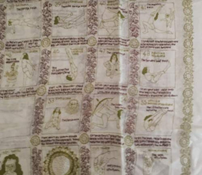 OMA® Yoga Prayer Shawl Wrap Soft Cotton Yoga Posture Asana Pose Hatha Scarf - Large Size