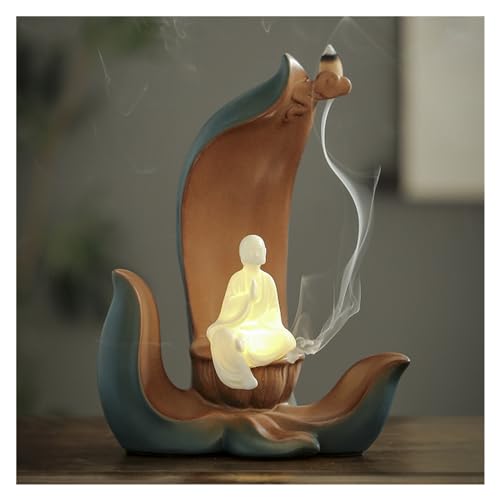 Chinese Style Ceramic Backflow Zen Decoration Living Room Study Retro Decoration Waterfall Stand