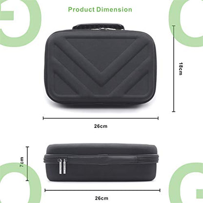 Case for Hypervolt GO 2/Hypervolt GO, Waterproof Shock Resistant Carrying Case for Hyperice Hypervolt GO and Go 2 Massage Device(ONLY CASE)