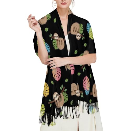 Ladies Warm Autumn Scarf Pashmina Wraps Shawl Winter Cozy - color: Picture (370)