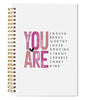 You Are Enough Inspirational Notebook Journal 5.5x8.3, Motivational Affirmation Journal Notebooks for Note Taking, Positive Affirmation Gifts Hardcover Spiral Notebook - color: Inspirational Notebook 05