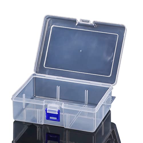 Storage Containers 1pc Transparent Component Screw Storage Box Jewelry Display Practical Tool Box Container Tool Box Screw Sewing Box Boxes